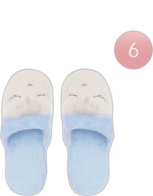 Fuzzy Face Soft Home Indoor Floor Slippers