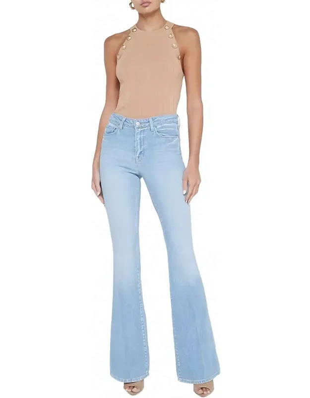 High Rise Flare Jeans