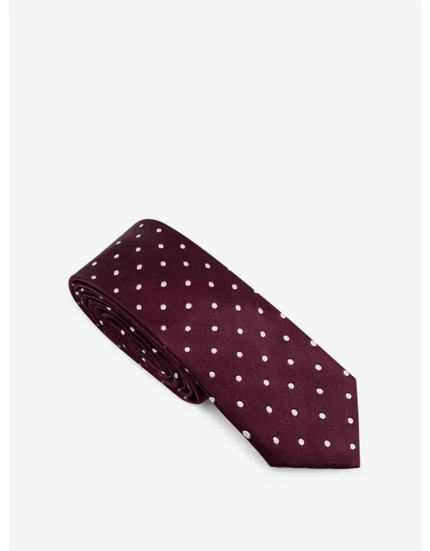 Silk Polka Dot Tie