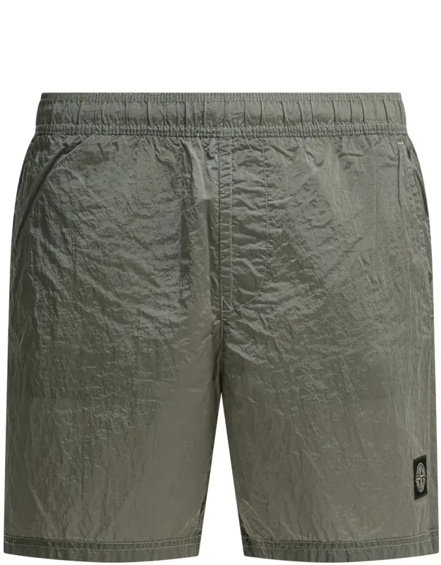 Nylon Metal Swimwear Shorts