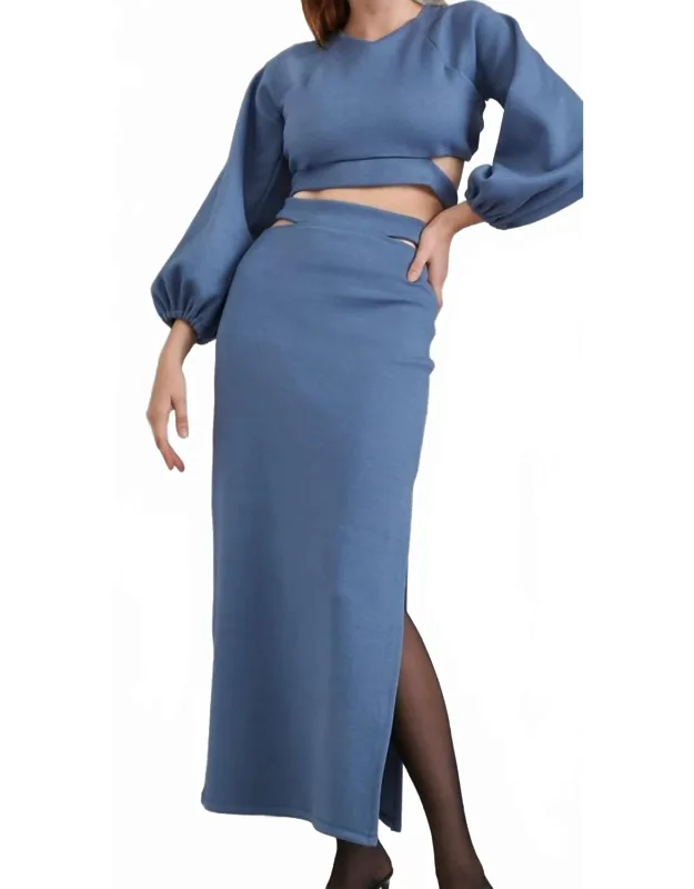 Maxi Skirt With Slit