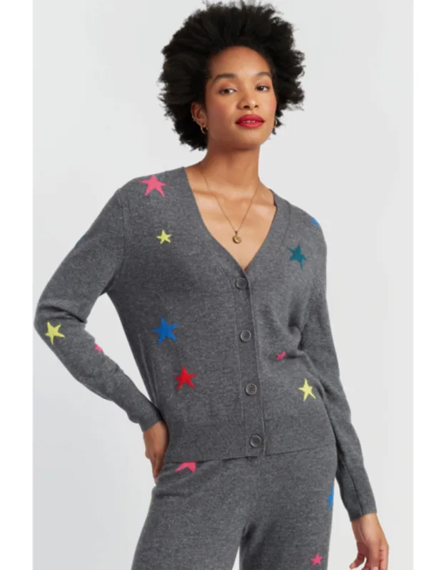 Wool-cashmere Star Cardigan