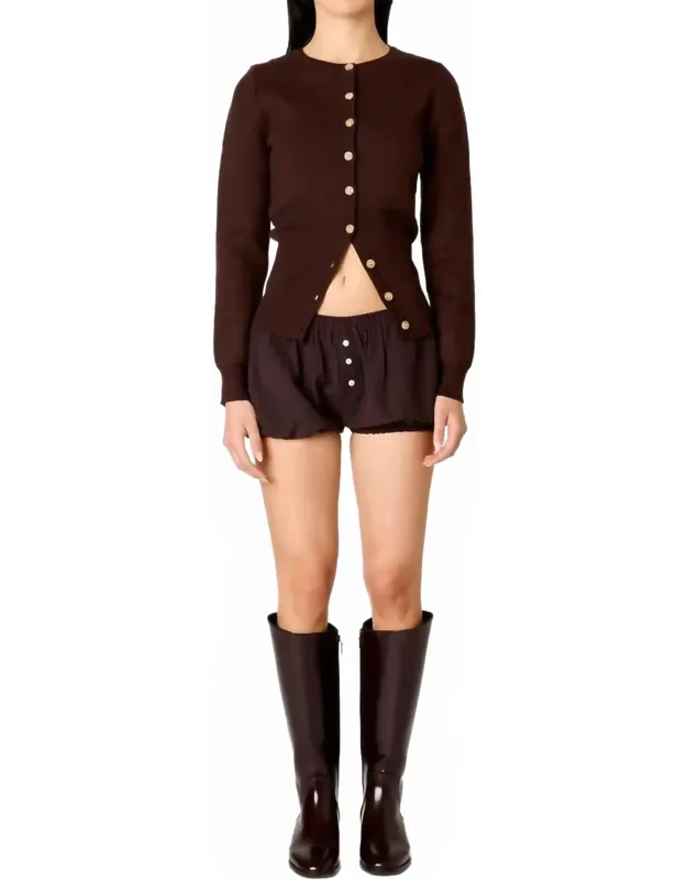 Button Front Cardigan