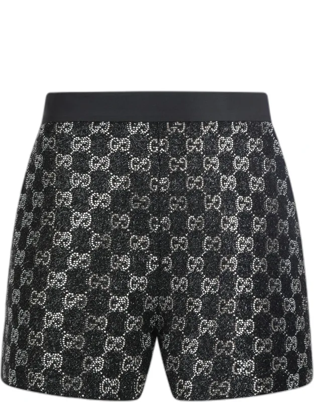 Shorts With Elasticated Waist And Short Length