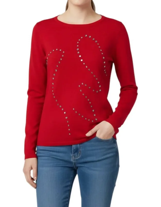 Rhinestone Holiday Sweater
