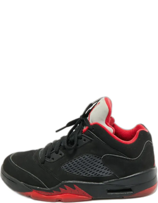 Nubuck Leather Lace Up Sneakers