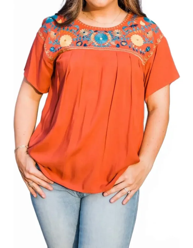 Reba Short Sleeve Top