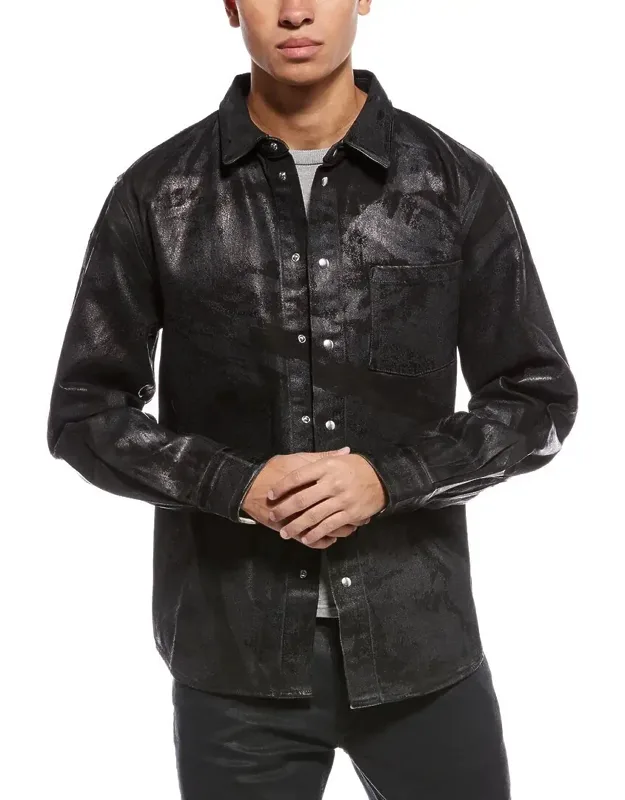 Foil Shirt Jacket