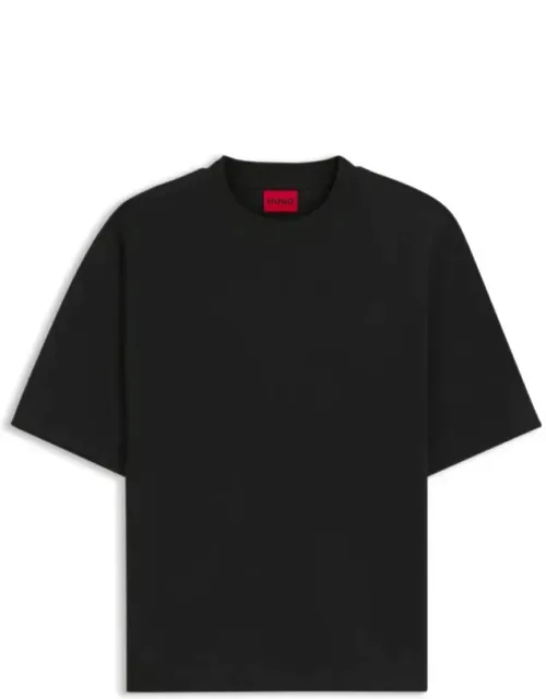 Relaxed Fit Overlock-stitch T-shirt