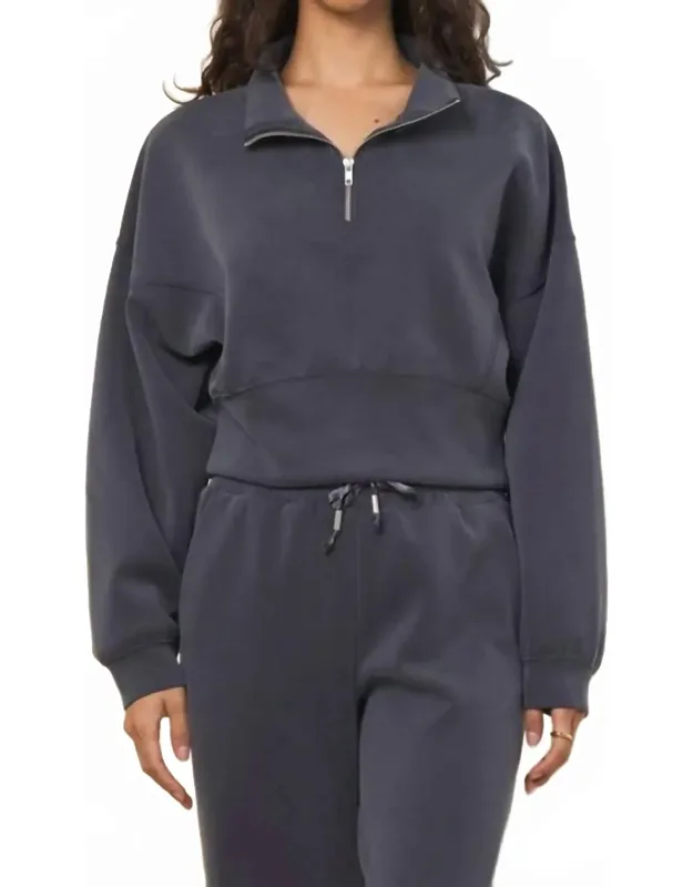 Luxe Cloud Quarter Zip Sweater