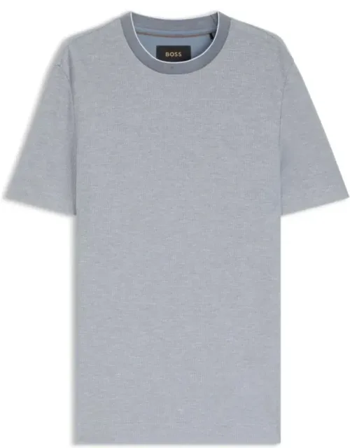 Cotton-silk T-shirt