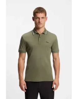 Paddy Slim-fit Polo Shirt In Interlock Cotton