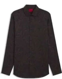 Slim-fit Shirt With All-over Print