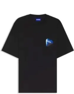 Heart-logo T-shirt In Cotton Jersey