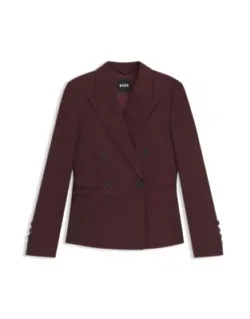 Slim-fit Blazer In Virgin-wool Twill