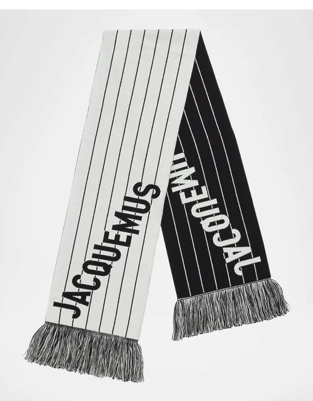 The Liga Striped Knit Scarf