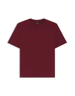 Cotton-blend T-shirt With Bubble-jacquard Structure
