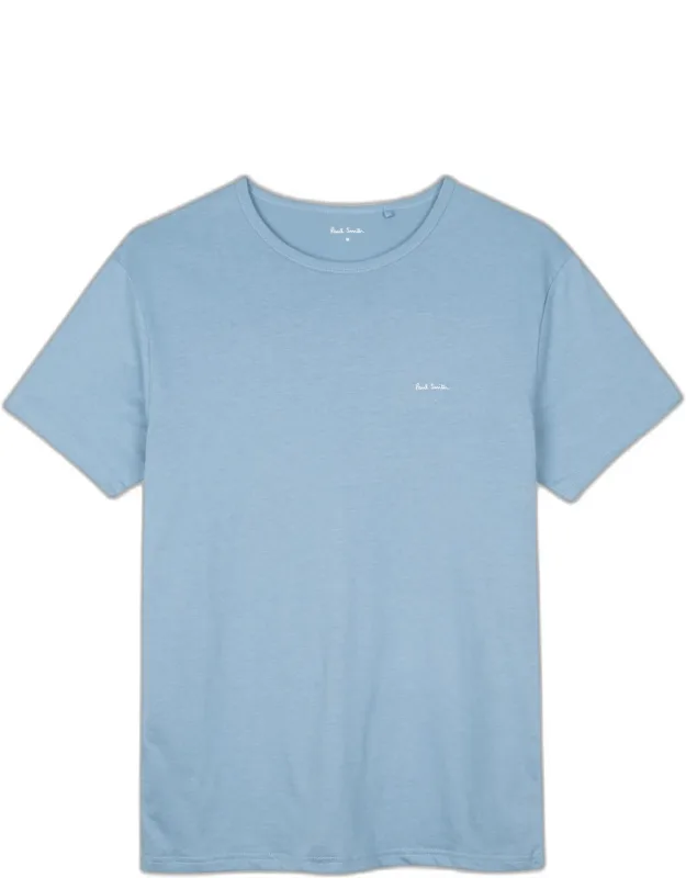 Light Blue Signature Logo Lounge T-shirt