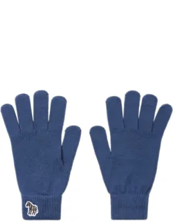 Zebra Logo Wool Gloves