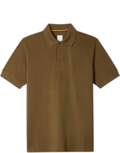 Artist Stripe Placket Polo Shirt
