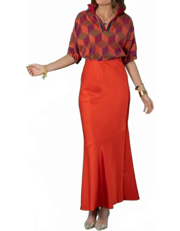 Bias Maxi Skirt