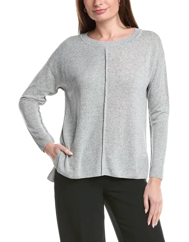 Multi-gauge Linen-blend Sweater