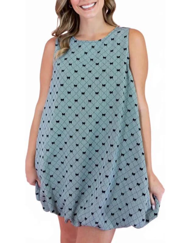 The Bow Pop Mini Dress