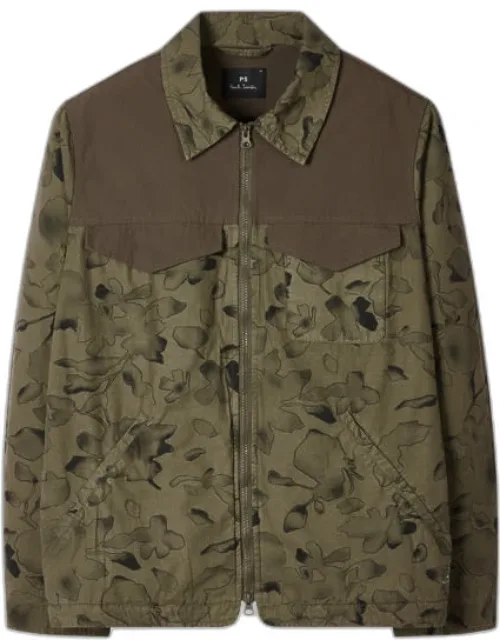 Cotton 'good Fortune Floral' Jacket