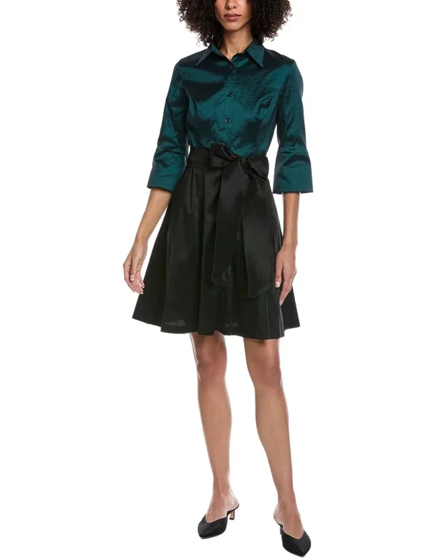 Color Block Shirtdress