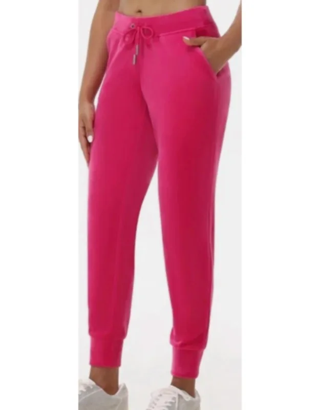 Luxe Velour Glossy Joggers