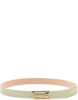 Leather Belt With Iconic Buckle