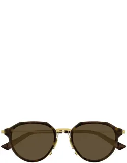 Bottega Veneta Bv1331s 002 Acetate/metal Sunglasses