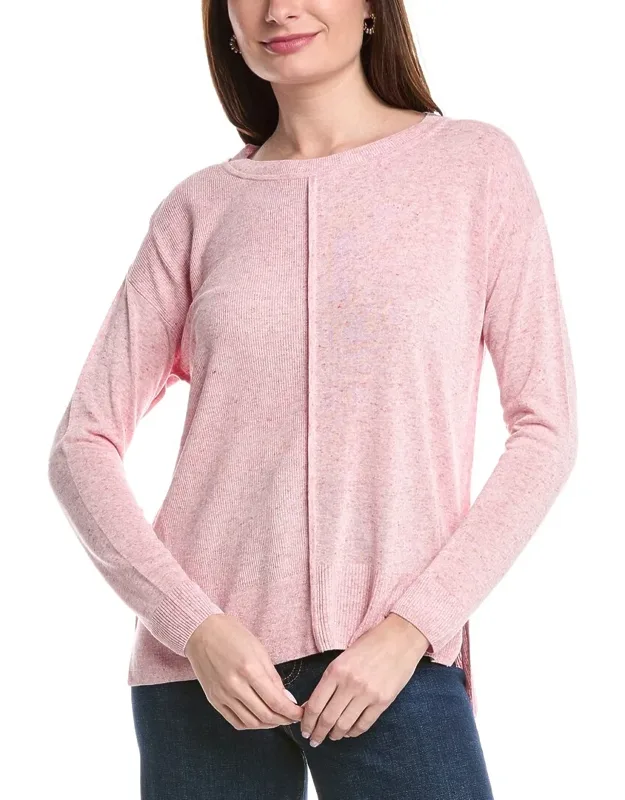 Multi-gauge Linen-blend Sweater