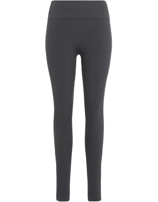 Ribbed Elastic Leggings