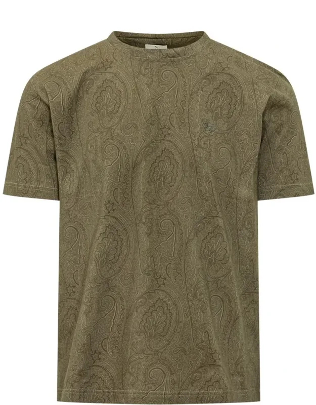 Rome T-shirt With Paisley Pattern