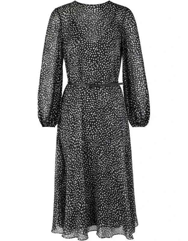 Dress In Printed Chiffon