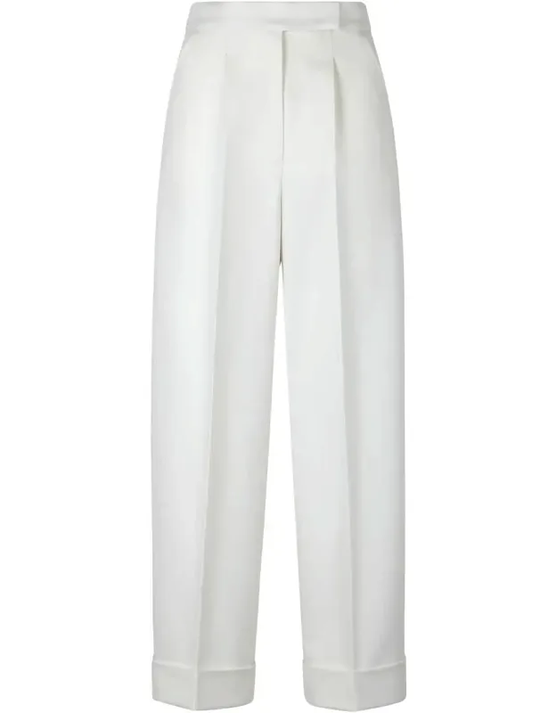 High-waisted Wool Pants