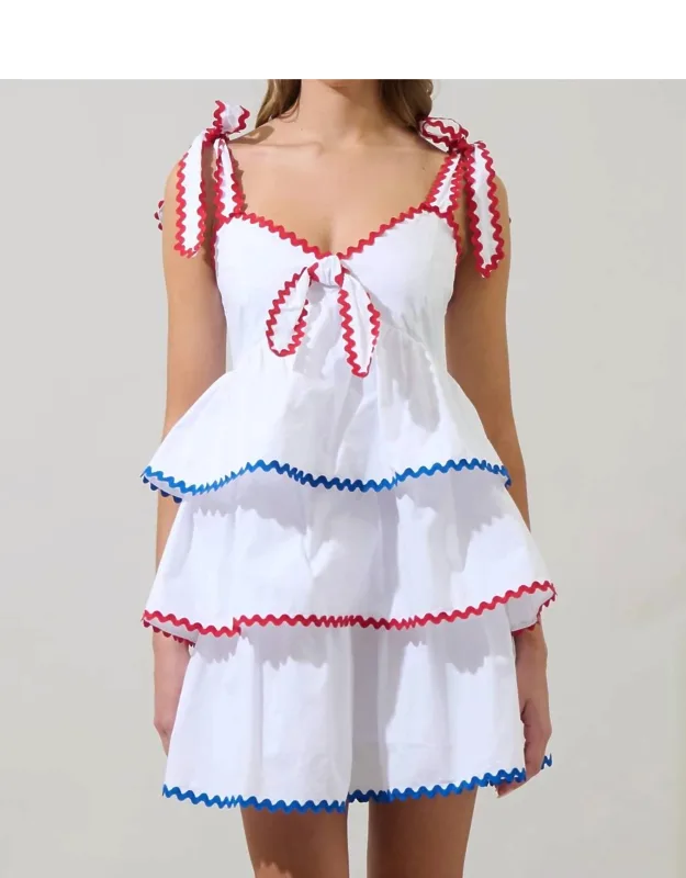 Tiered Mini Dress