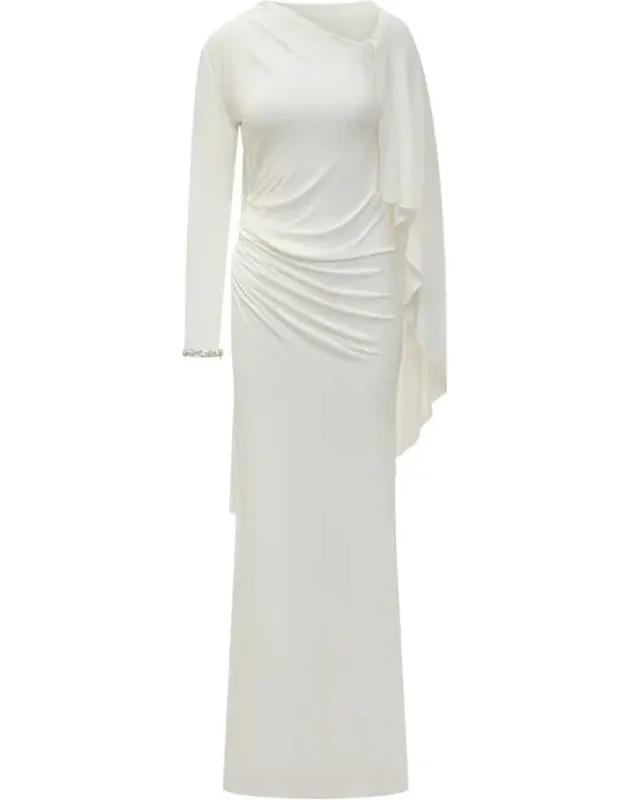Long Draped Dress