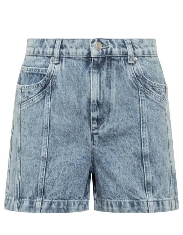 Medium Waist Denim Shorts
