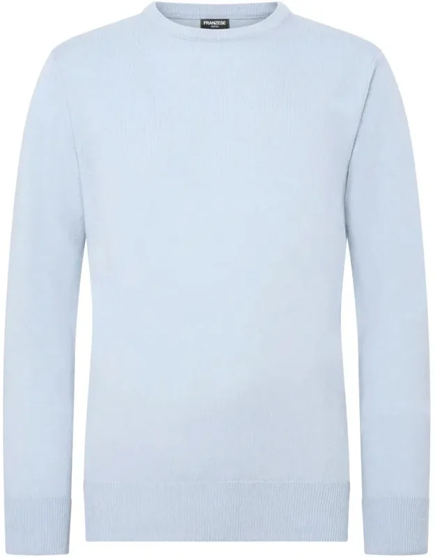 Franzese Collection Silvio Berlusconi Pullover - 3-ply Cashmere, Ribbed Details