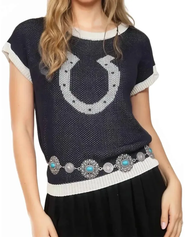 Horseshoe Sleeve Sweater
