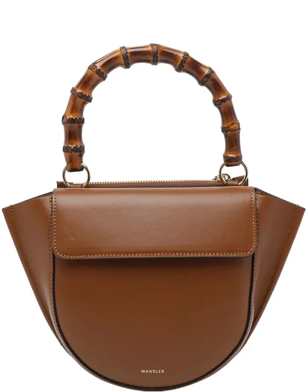 Saddle Hortensia Mini Hand Bag With Magnetic Closure And Removable Strap