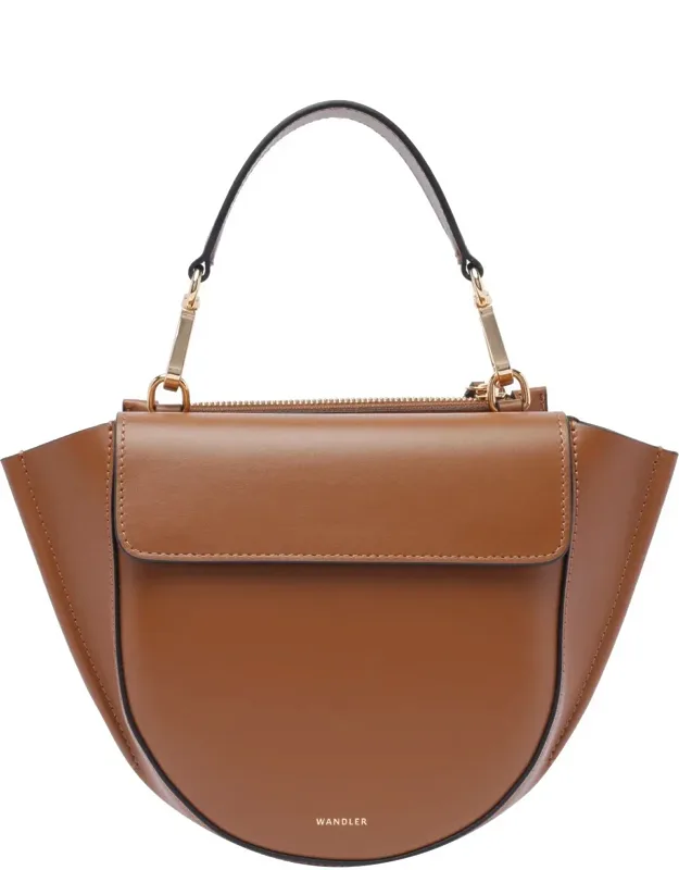 Saddle Hortensia Mini Hand Bag With Magnetic Closure And Removable Strap