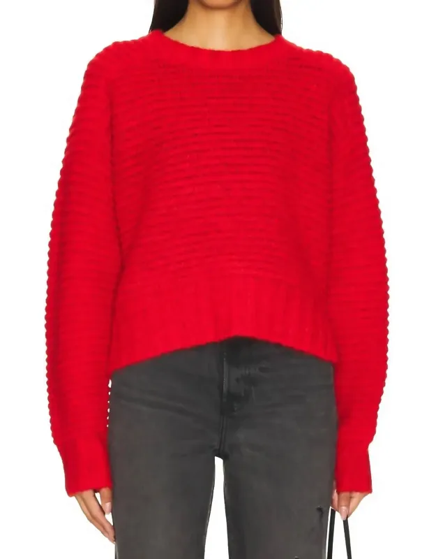 Waffle Knit Sweater