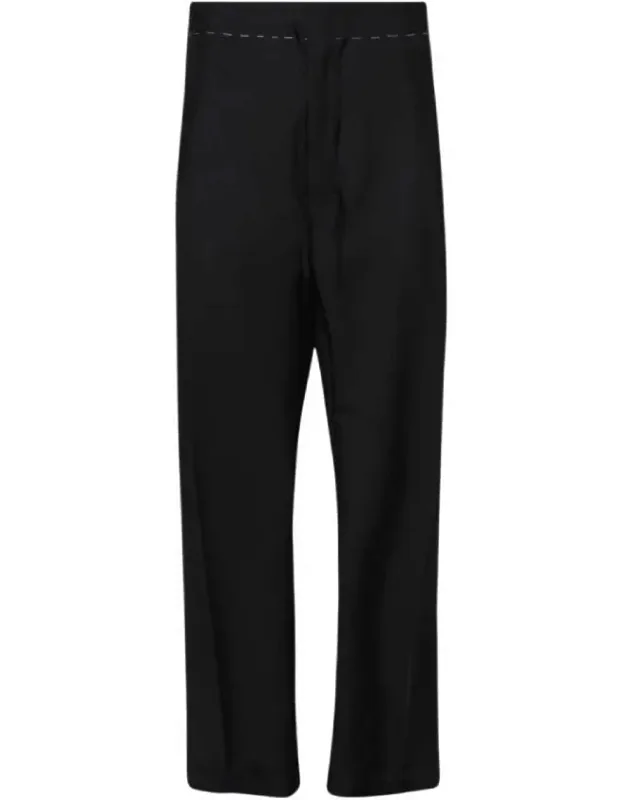 Creased Stitch Detailed Trousers