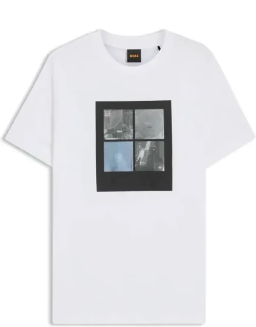 Printed-artwork T-shirt