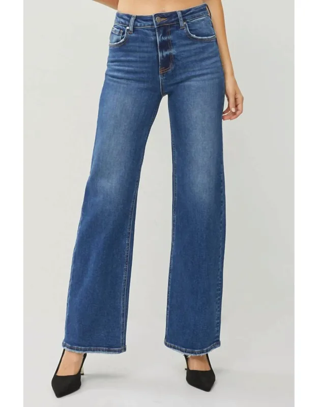High Rise Straight Jeans