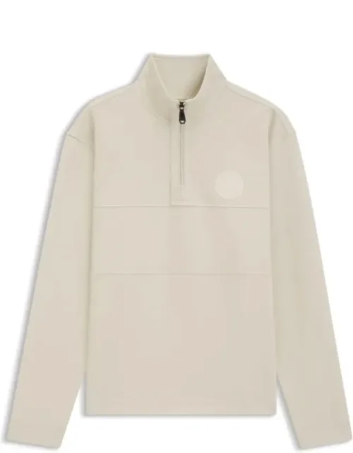 Cotton-blend Sweatshirt With Tennis-themed Logo