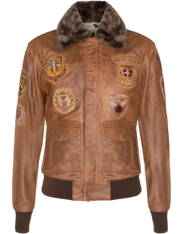 Leather Air Force Bomber Jacket